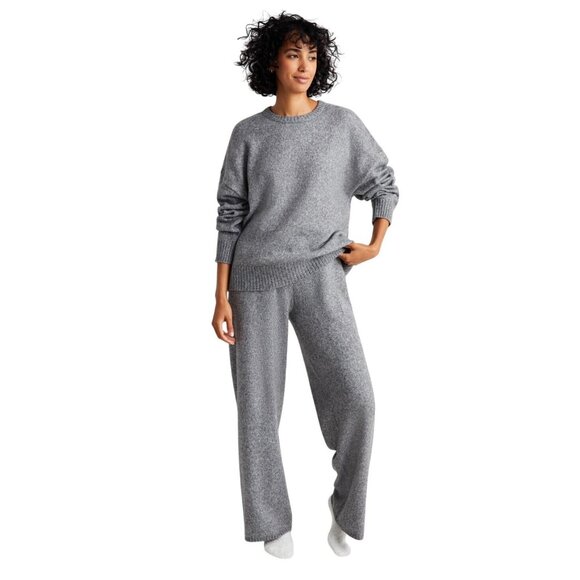 NEW State Of Day Indulge Rest Sweater Pewter Lounge 100188601MS Pewter Gray L - Picture 6 of 7